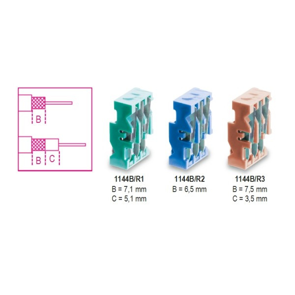 autres-accessoires-pinces-et-outils-de-prehension-sertissage-denudage - lames-pour-denudeur - 1144B/R1 - beta-tools - Tinsal - Algérie