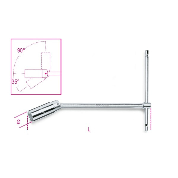 cles-a-bougies - cle-a-bougies-a-rotule - 957 - beta-tools - Tinsal - Algérie