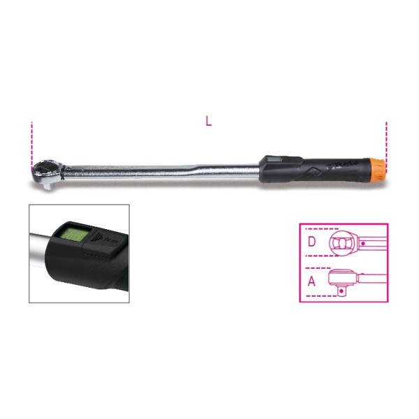 cles-dynamometriques - cle-dynamometrique-mecanique-a-ecran-digital - 665LB - beta-tools - Tinsal - Algérie
