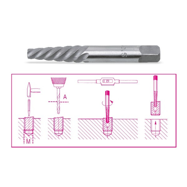 degoujonneuses-extracteurs-de-goujons-et-vis - extracteur-de-goujons-casses-en-acier-allie - 1430/... - beta-tools - Tinsal - Algérie