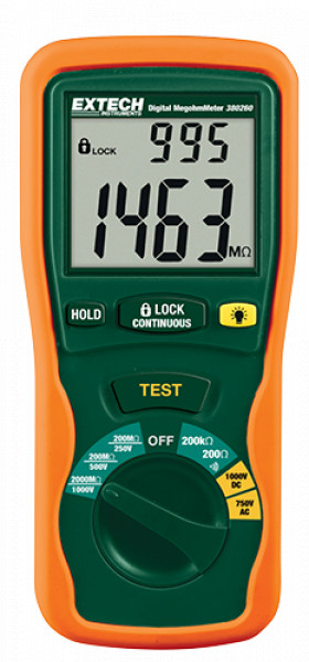 megohmmetre - megohmmetre-numerique-a-plage-automatique - 380260 - extech - Tinsal - Algérie