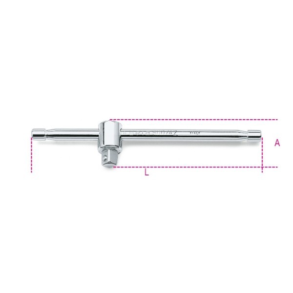 poignees-et-barres-de-force - poignee-coulissante-carre-male-14 - 900/42 - beta-tools - Tinsal - Algérie