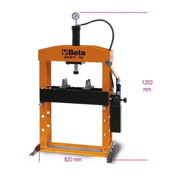 presses-datelier - presse-hydraulique-de-table-avec-piston-mobile-10-t - 3027 10 - beta-tools - Tinsal - Algérie
